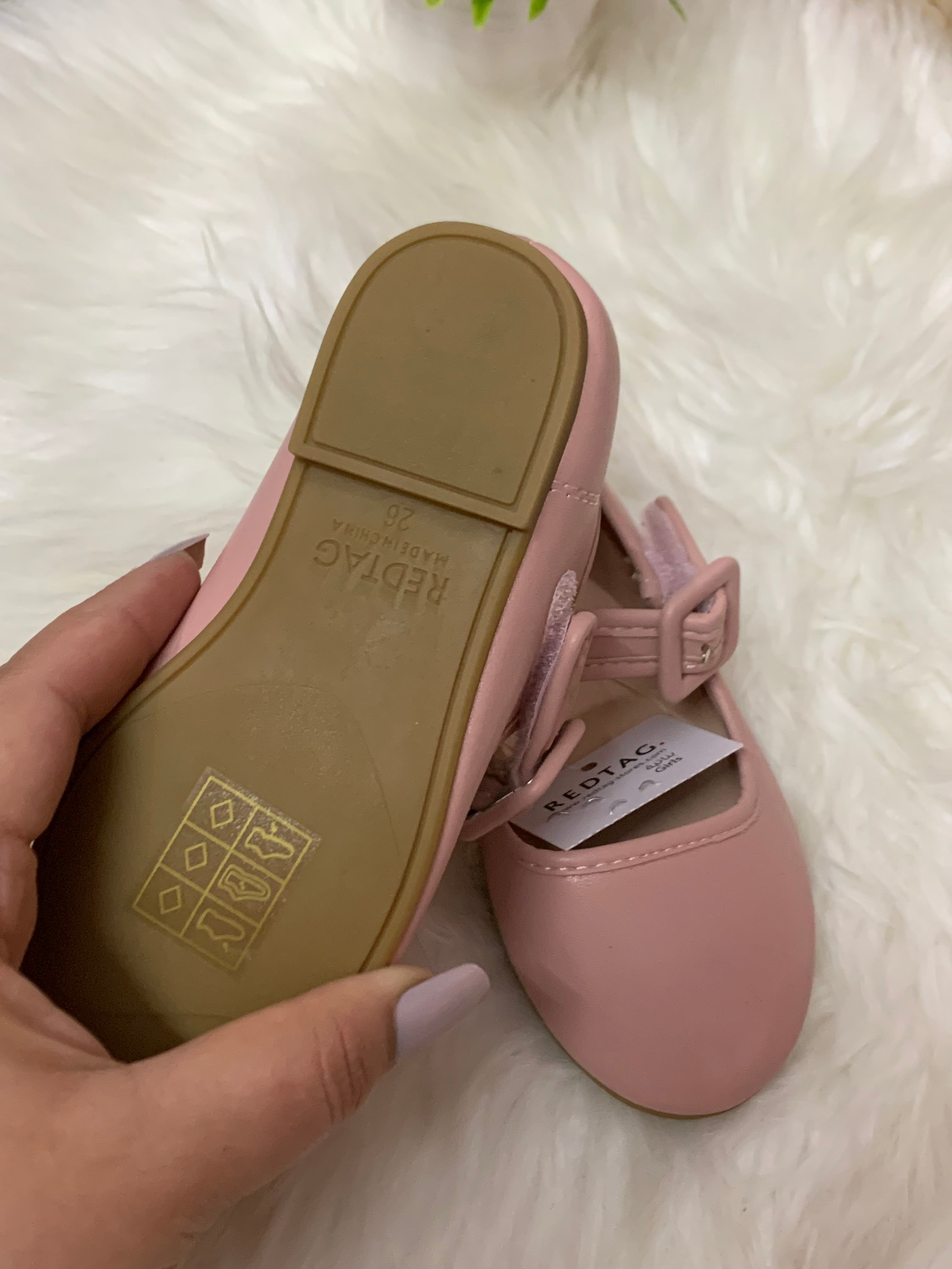 Redtag Kids’ Girls pink  everyday shoes