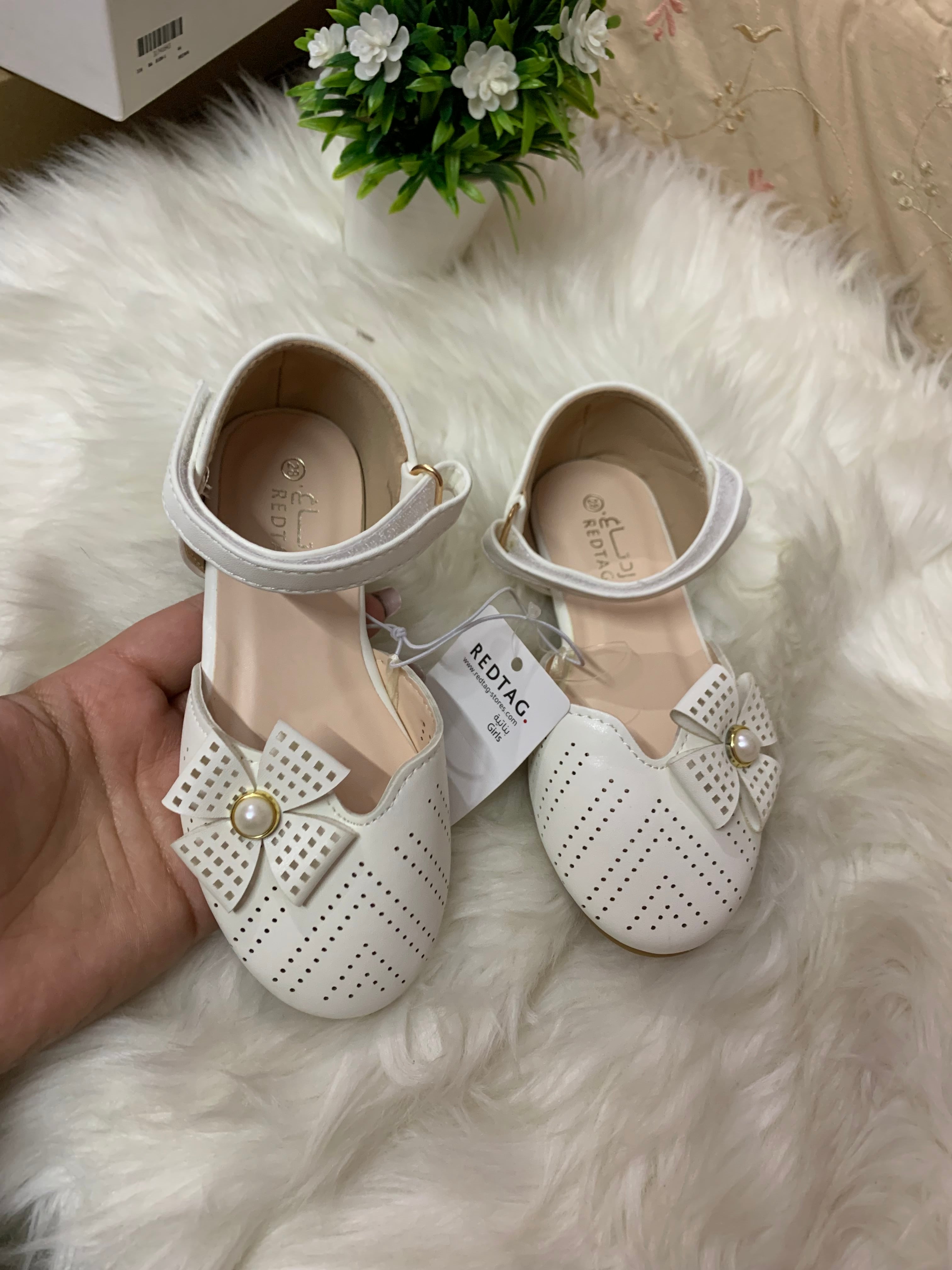 Redtag Kids’ Girls white cute shoes