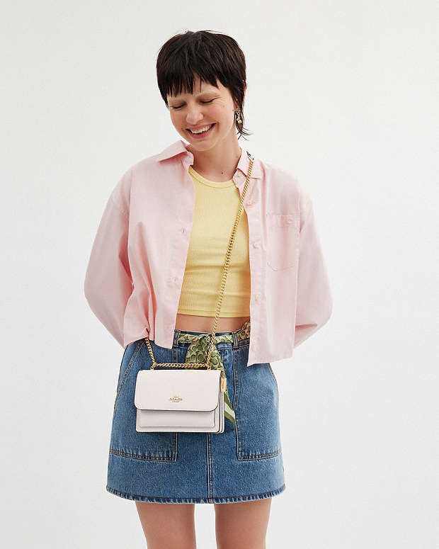 Coach klare crossbody bag