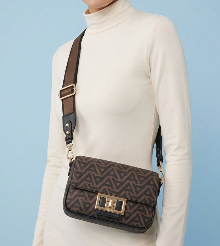 ALDO Coppelia monogram patterned shoulder bag