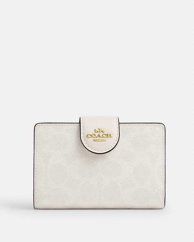 Coach medium corner zip wallet