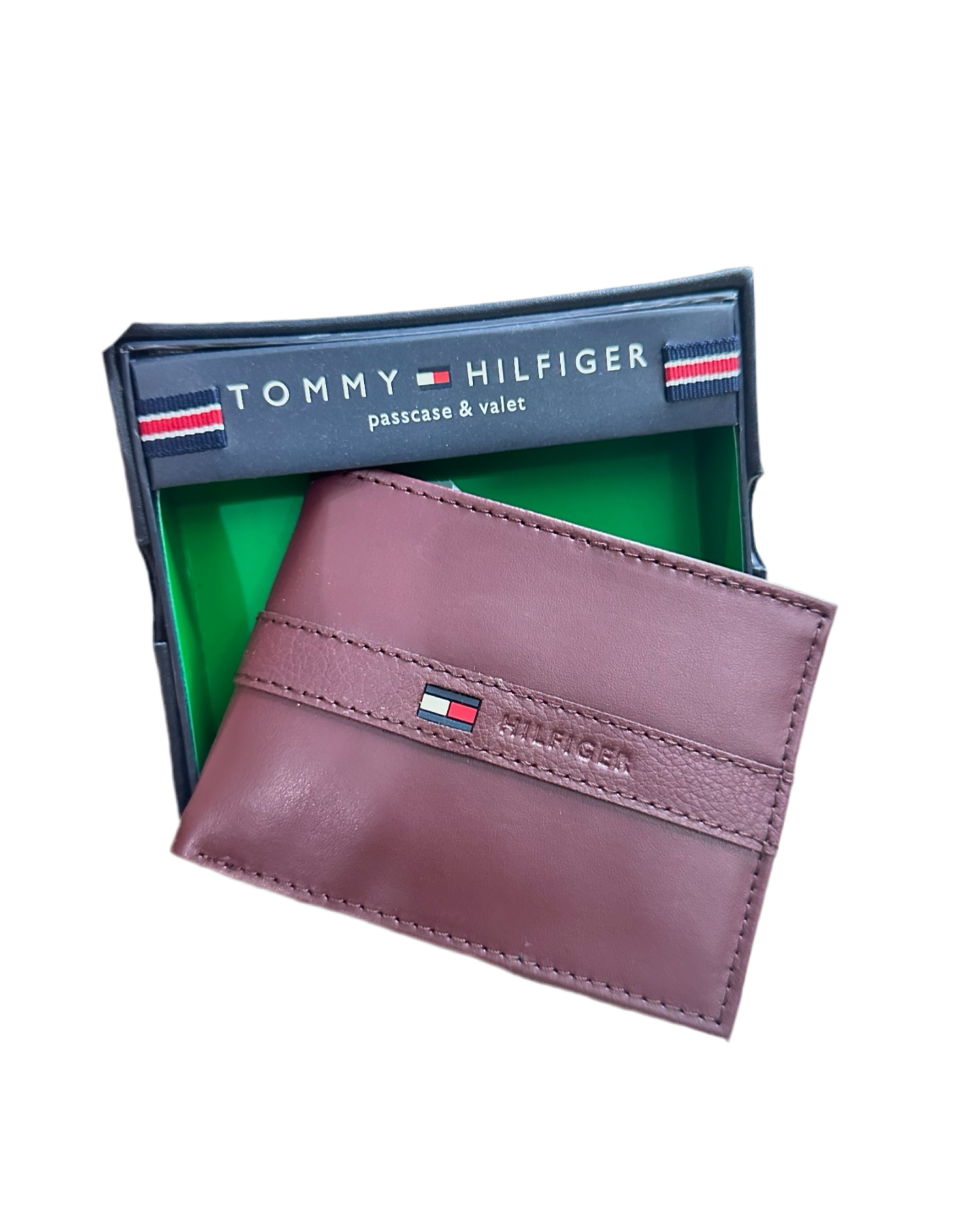 TOMMY HILFIGER men’s wallet.( burgundy)