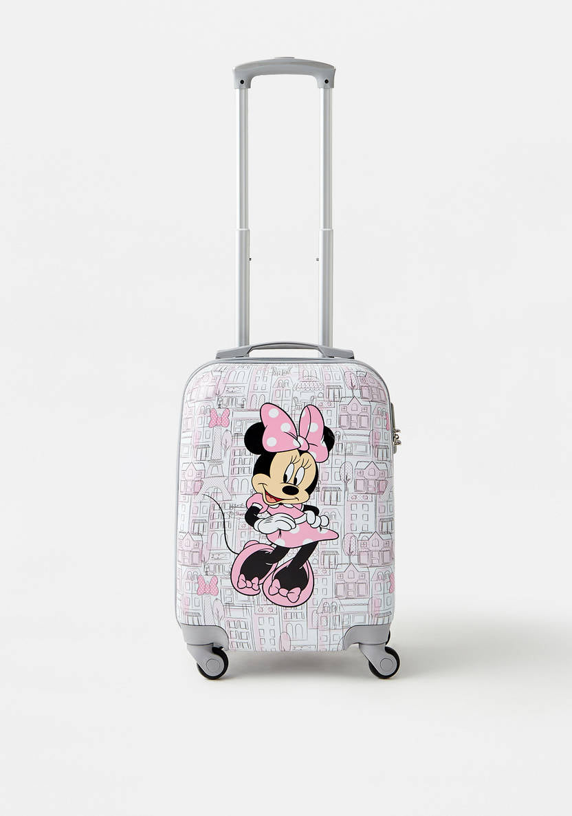 Max Minnie Mouse Print Hardcase Trolley Bag