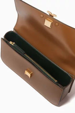 TORY BURCH Small Eleanor Convertible Shoulder Bag in Smooth Leather