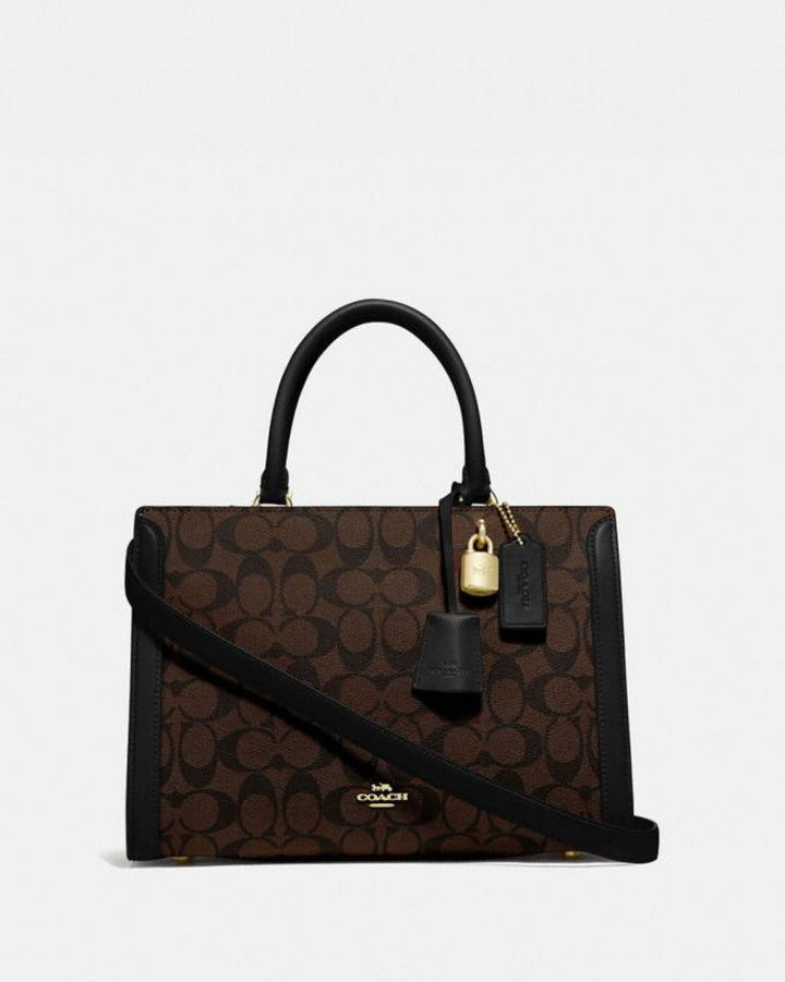 COACH Zoe Carryall in signature canvas