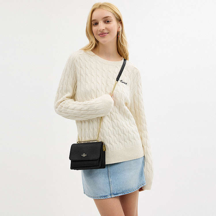 Coach klare crossbody bag