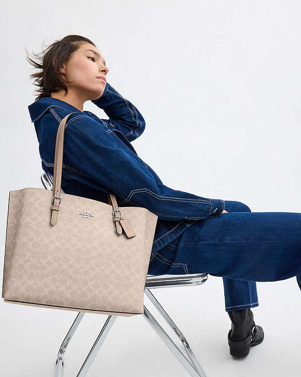 COACH mollie tote bag