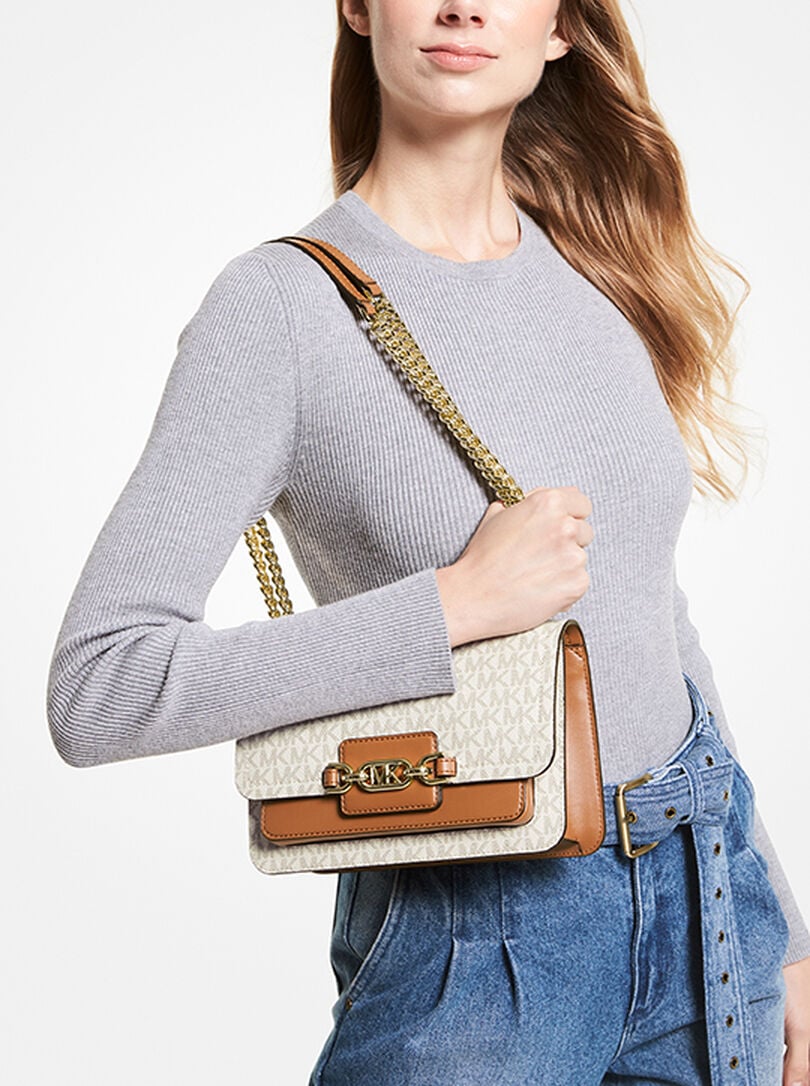 MICHAEL KORS Heather Small Leather Crossbody Bag