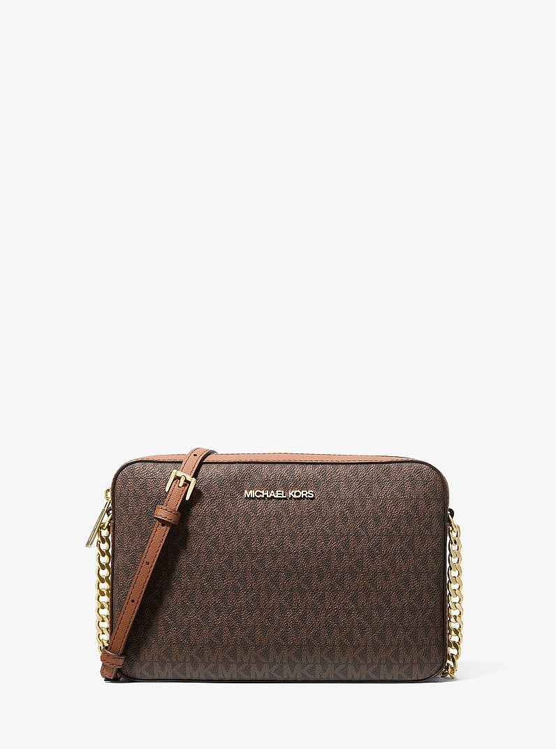 Michael kors Jet Set Large Printed Logo Crossbody Bag