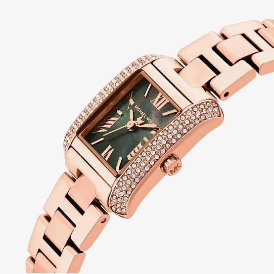 MICHAEL KORS
Emery Rose Gold Tone Mother Of Pearl Crystal Watch MK4868
