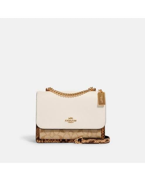 Coach klare crossbody bag