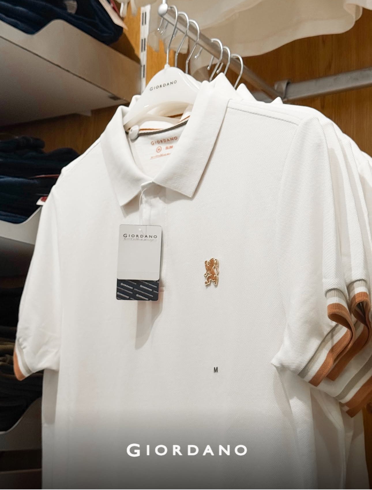 Giordano slim fit performance polo shirt