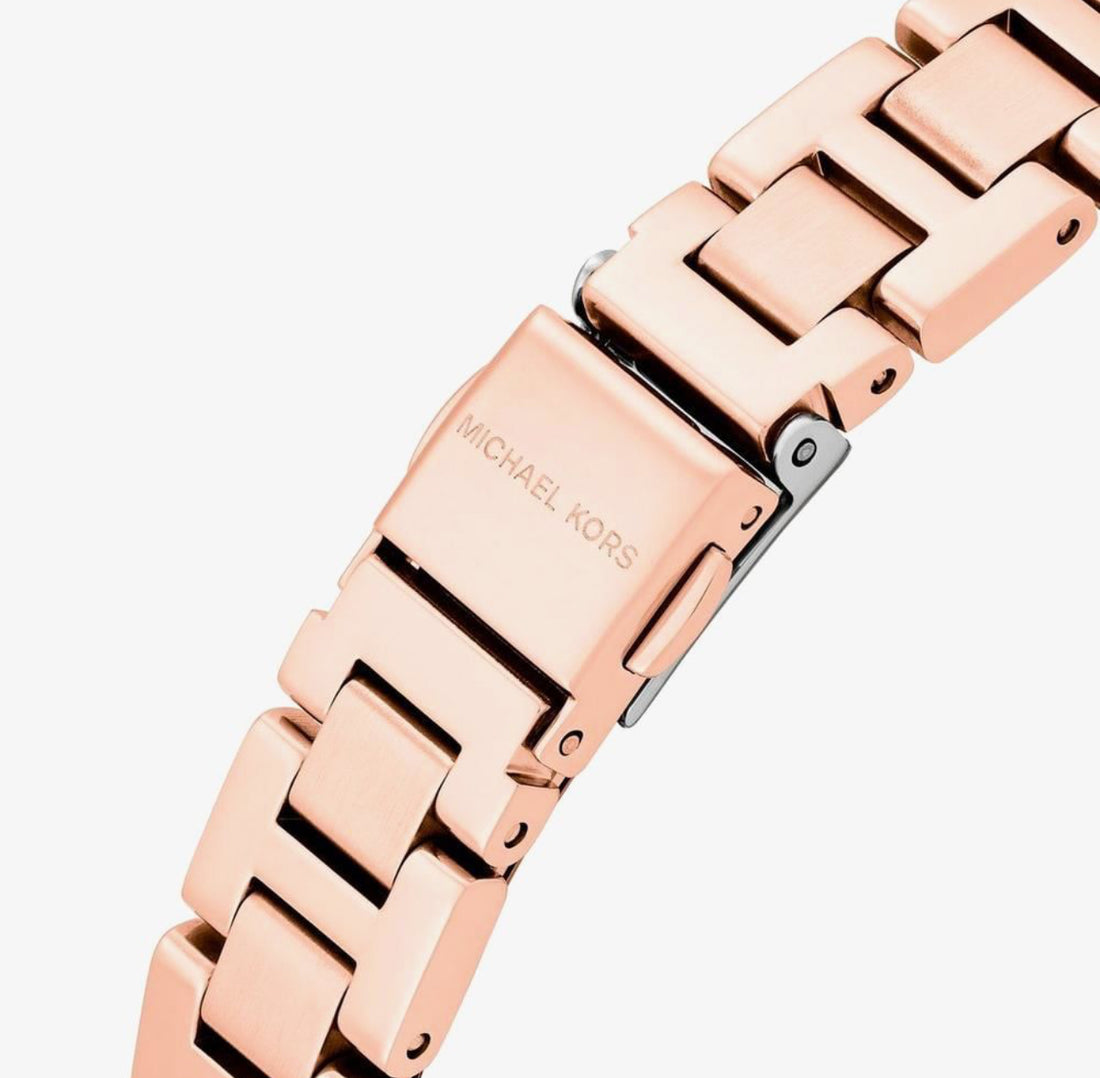 MICHAEL KORS
Emery Rose Gold Tone Mother Of Pearl Crystal Watch MK4868