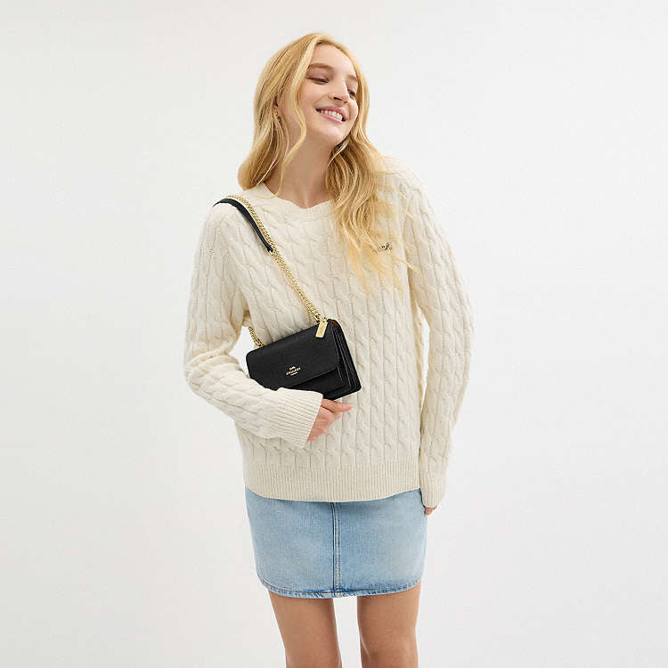 Coach klare crossbody bag