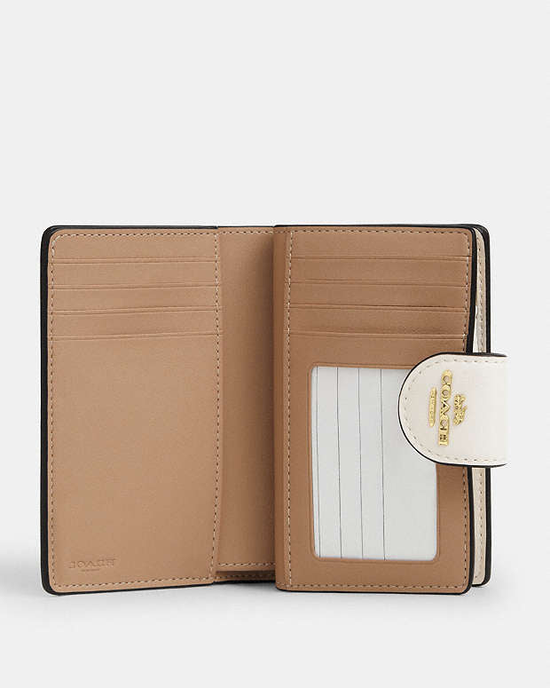 Coach medium corner zip wallet