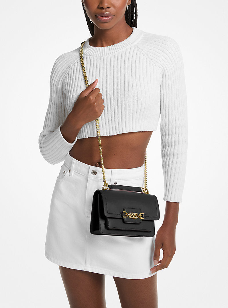 MICHAEL KORS Heather Small Leather Crossbody Bag