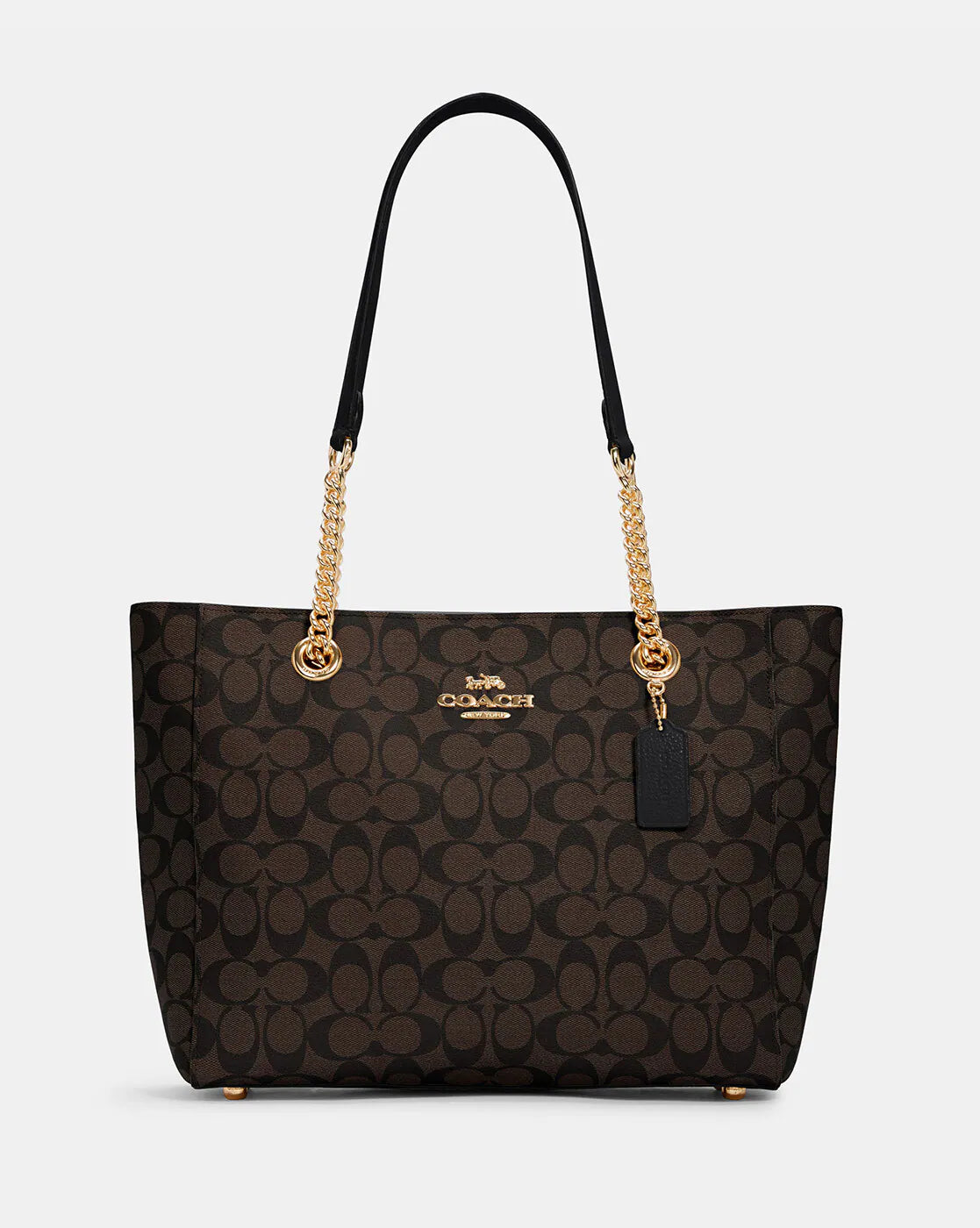 Coach Cammie Chain Tote In Signature Canvas