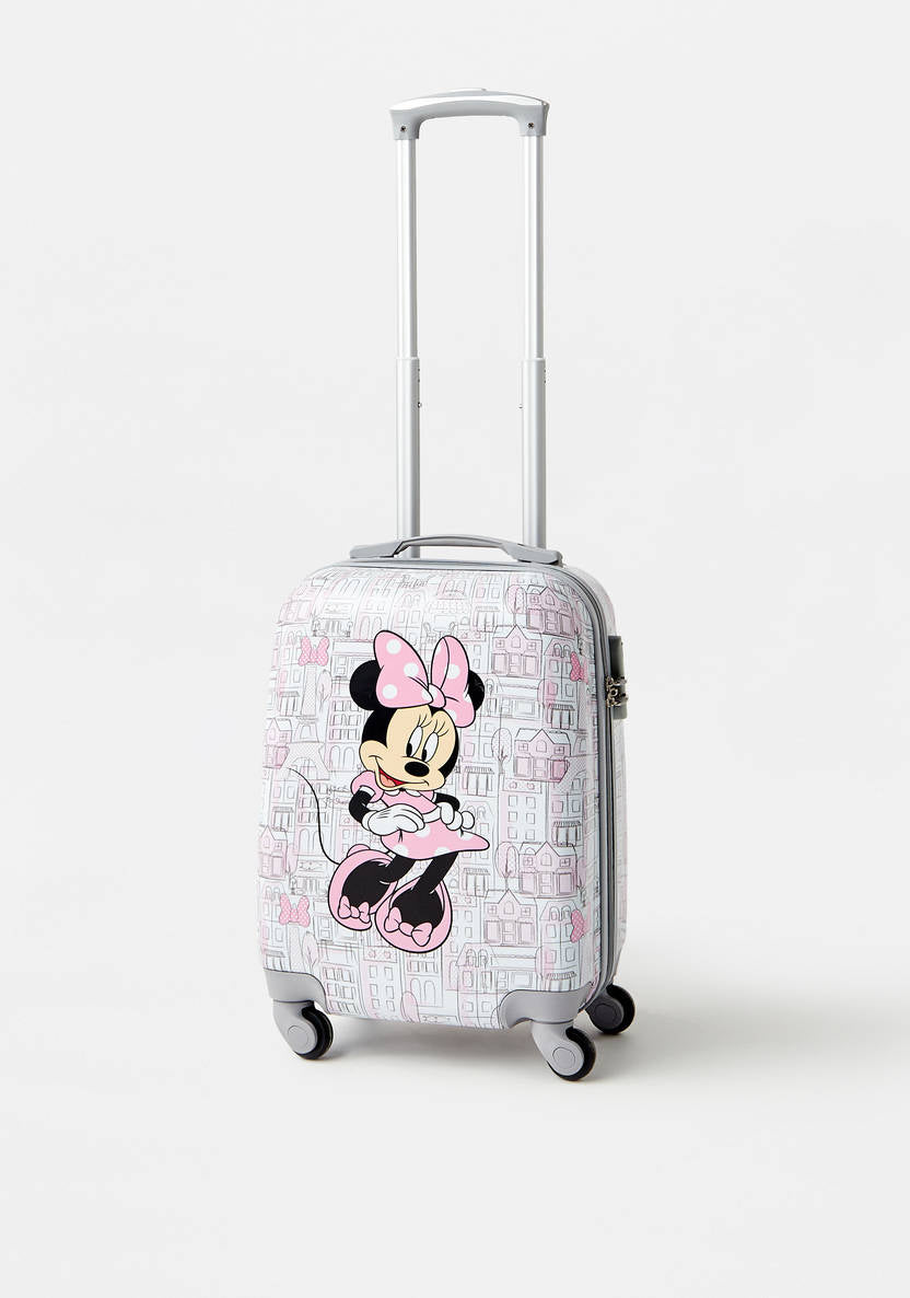 Max Minnie Mouse Print Hardcase Trolley Bag