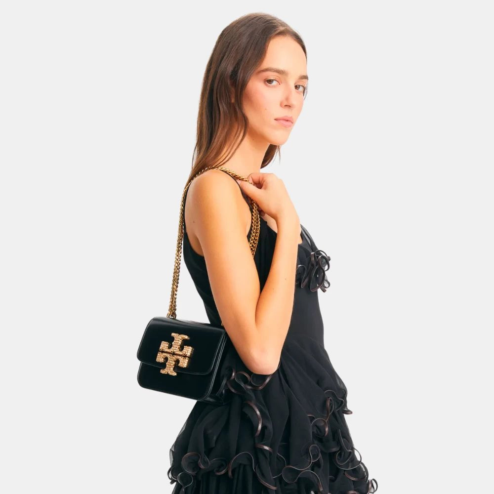 TORY BURCH SMALL ELEANOR EMBELLISHMENT CONVERTIBLE SHOULDER BAG