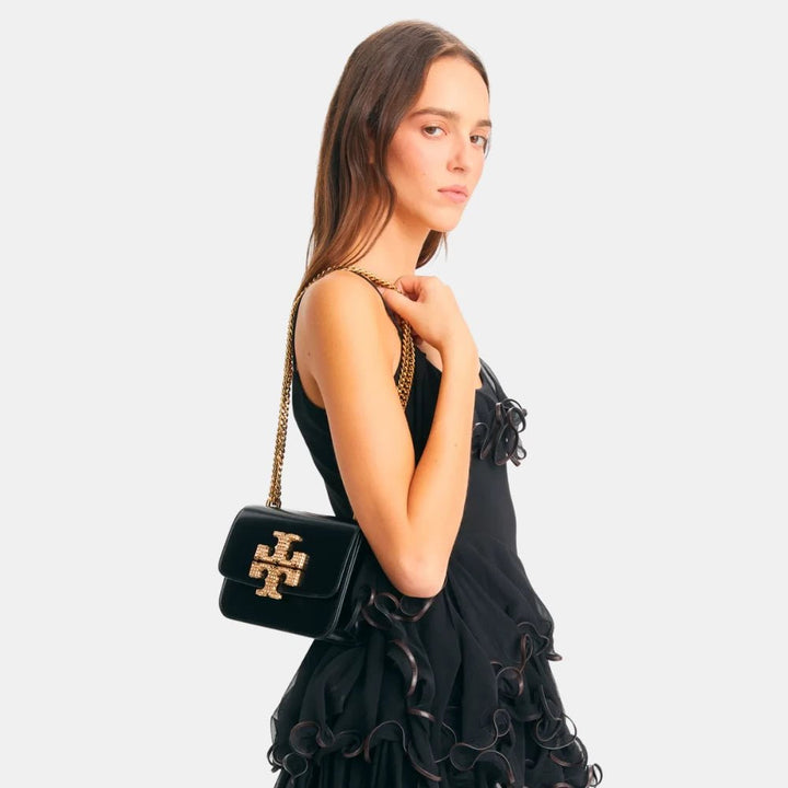 TORY BURCH SMALL ELEANOR EMBELLISHMENT CONVERTIBLE SHOULDER BAG
