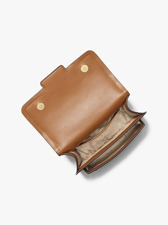 MICHAEL KORS Heather Small Leather Crossbody Bag