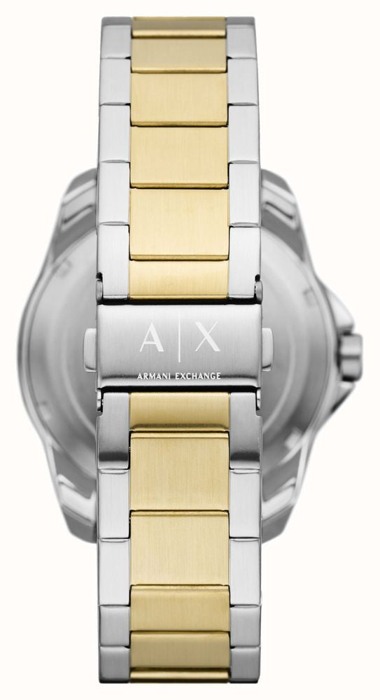 Armani Exchange Men's (44mm) Black Dial / Two-Tone Stainless Steel Bracelet
AX1956