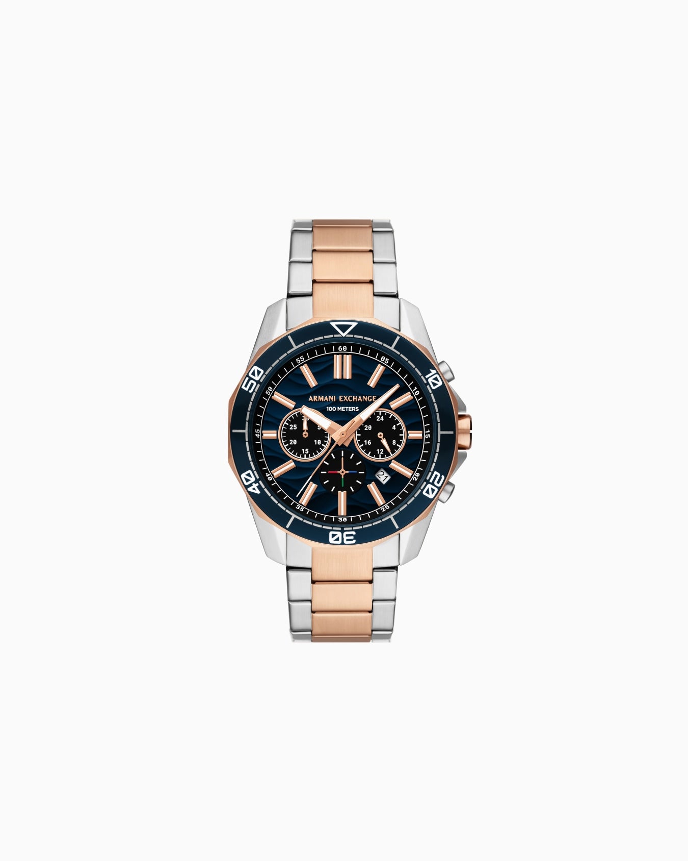 ARMANI EXCHANGE CHRONOGRAPH TWO-TONE STAINLESS STEEL WATCH