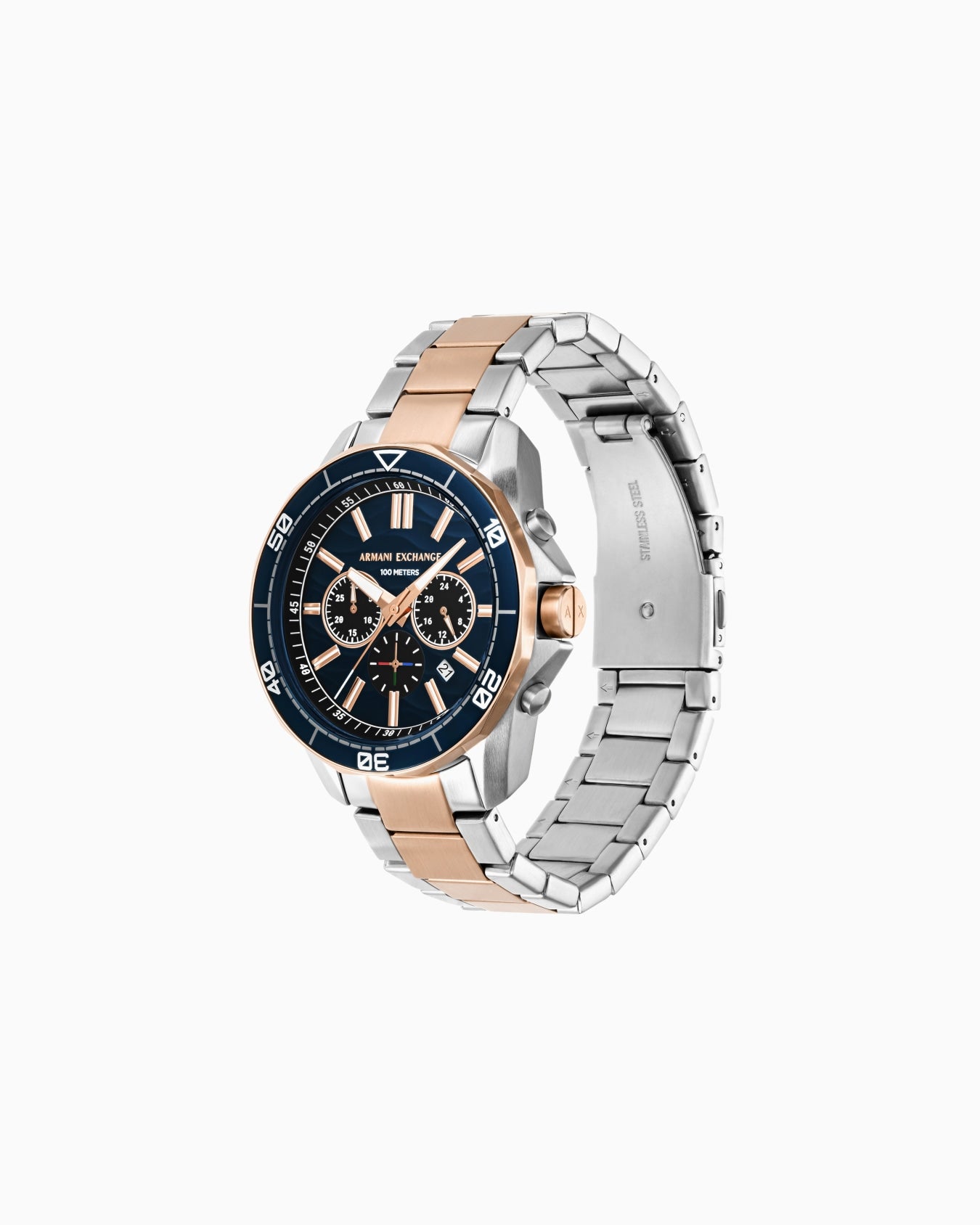 ARMANI EXCHANGE CHRONOGRAPH TWO-TONE STAINLESS STEEL WATCH