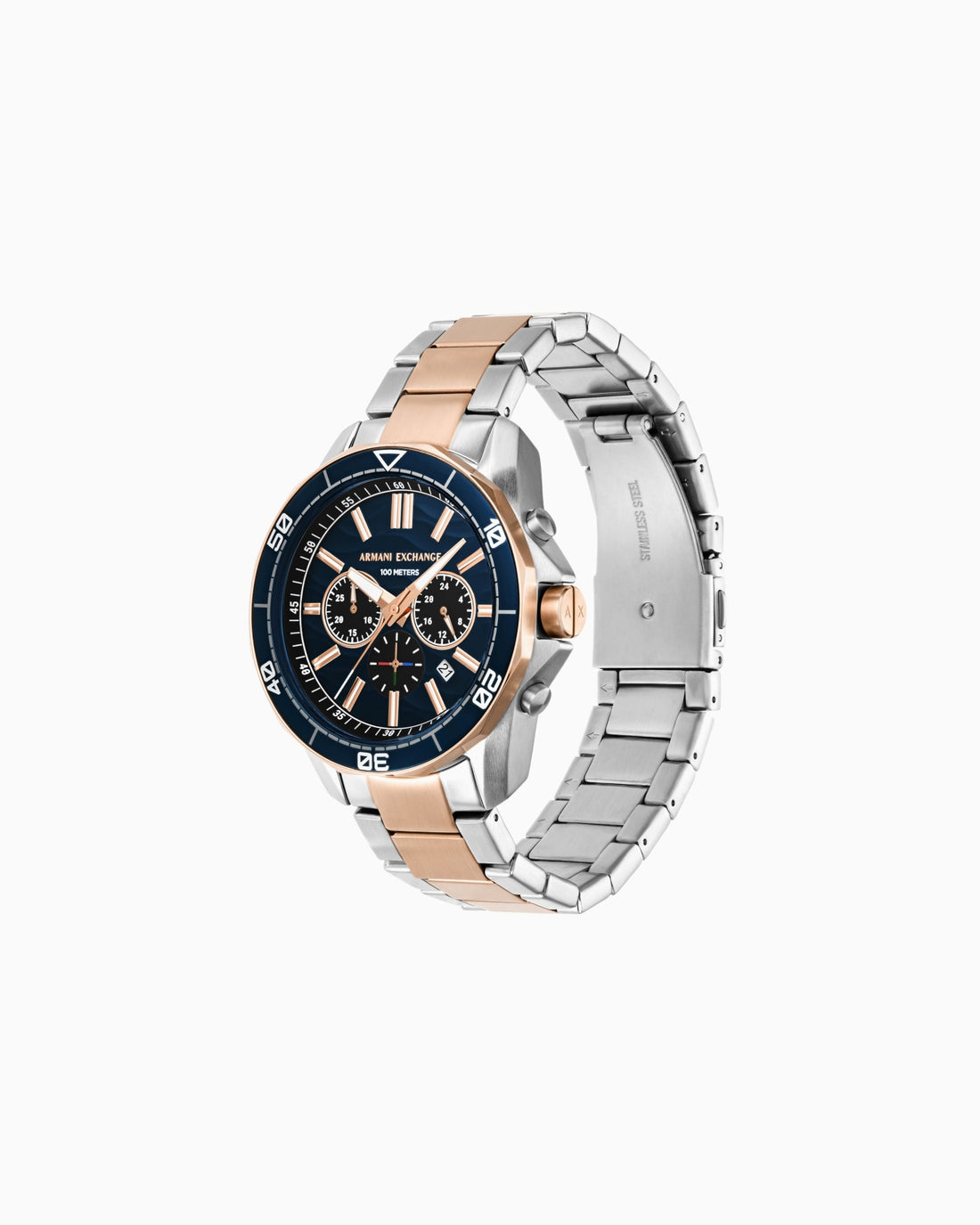 ARMANI EXCHANGE CHRONOGRAPH TWO-TONE STAINLESS STEEL WATCH