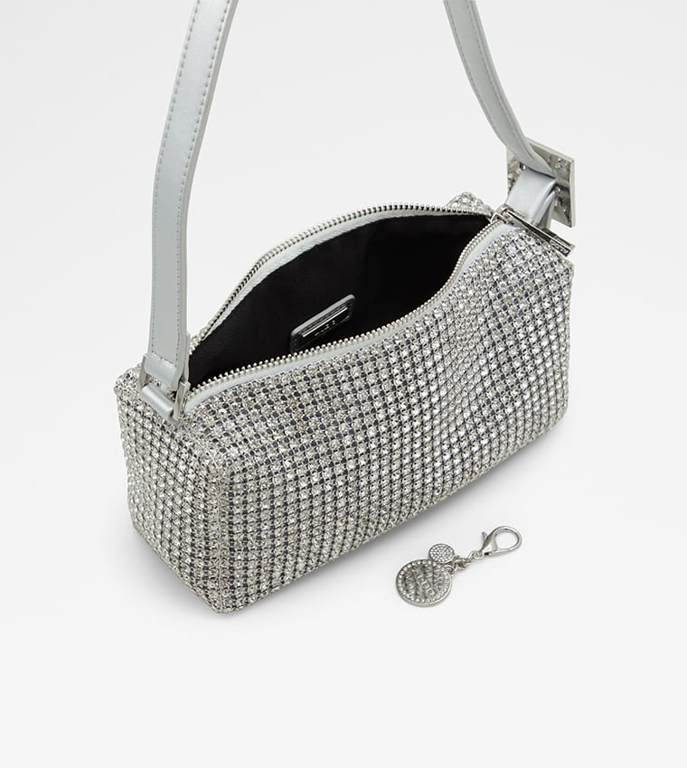 ALDO BLINGLOUNA EMBELLISHED SHOULDER BAG