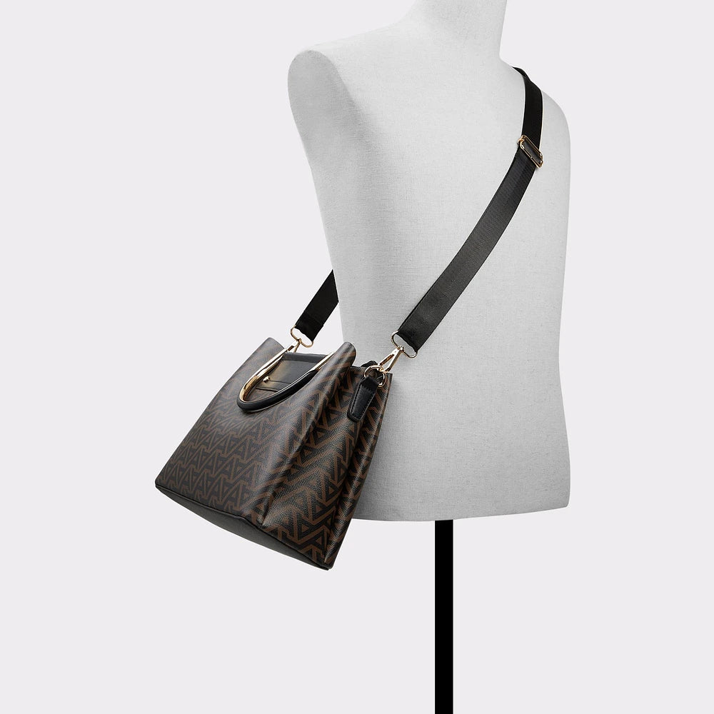 Aldo Sloanax Brown Overflow Women's Satchel bags
