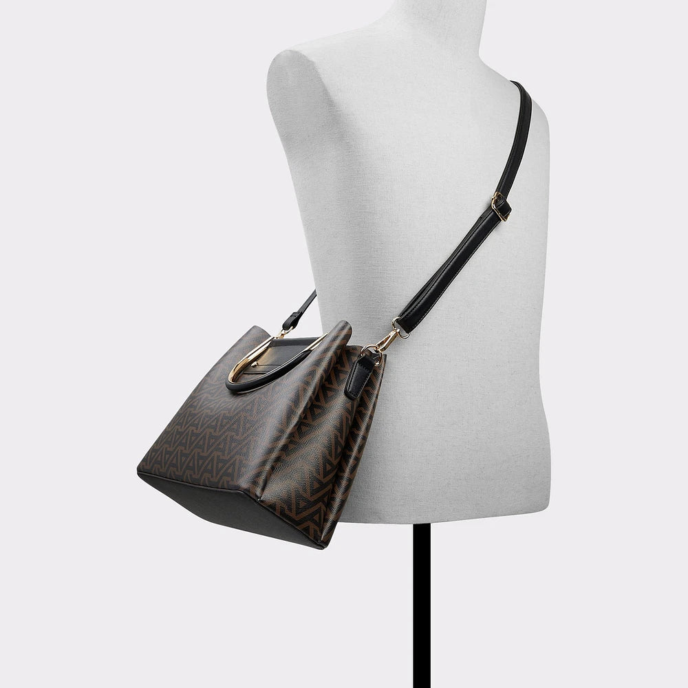 Aldo Sloanax Brown Overflow Women's Satchel bags