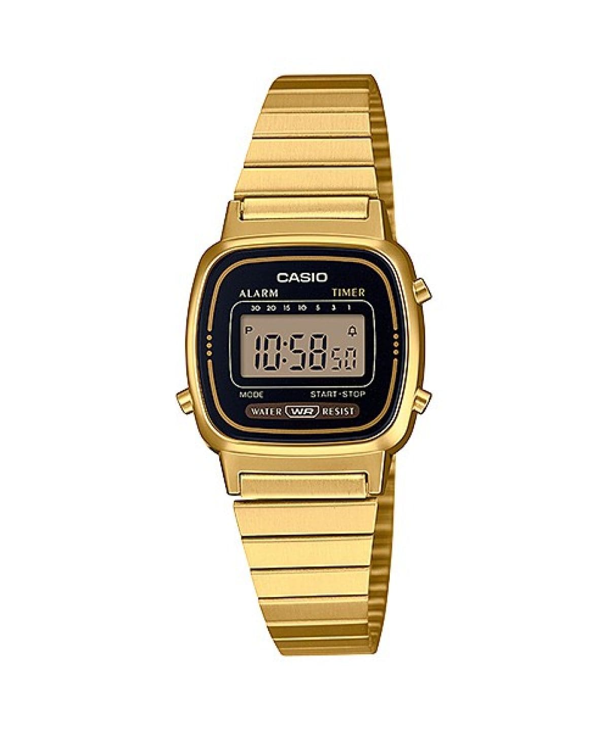 Casio vintage watch(gold with black dial)