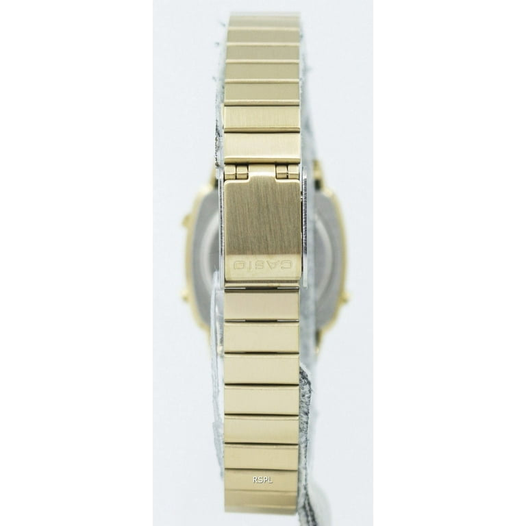 Casio vintage watch(gold with black dial)