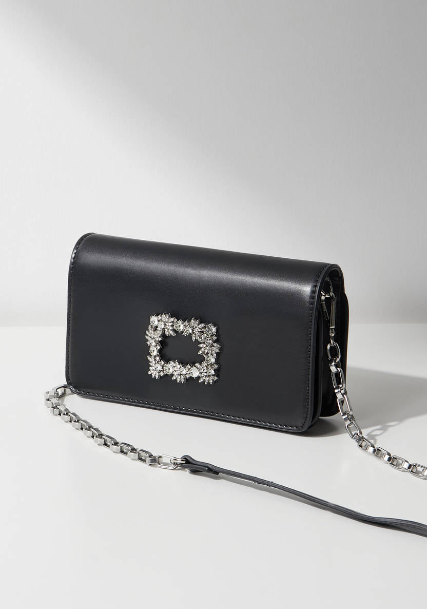 Max Embellished Crossbody Bag with Detachable Strap