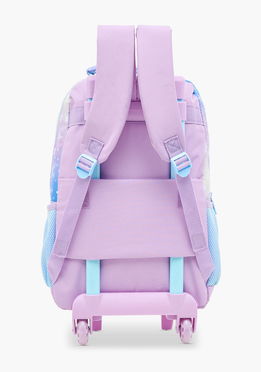 Must 5-Piece Princess Print 16-inch Trolley Backpack Set - 43x30x13 cms