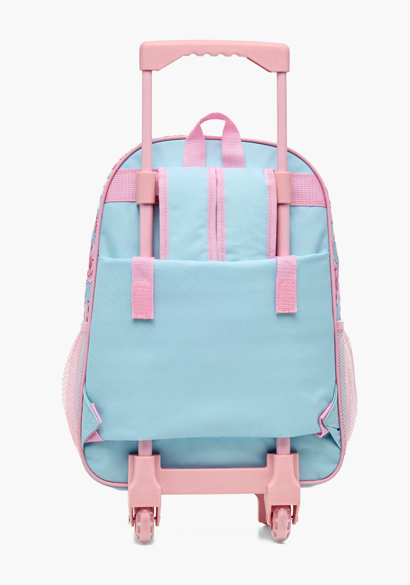 Must 5-Piece Princess Print 16-inch Trolley Backpack Set - 43x30x13 cms