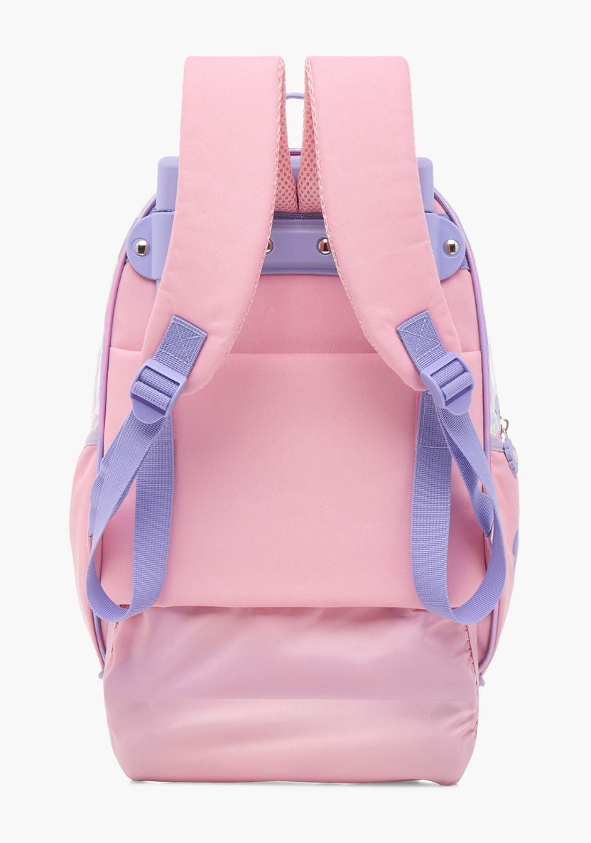 Disney Minnie Mouse Print Trolley Bag with Retractable Handle - 14 inches