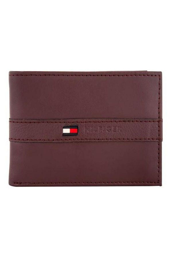 TOMMY HILFIGER men’s wallet.( burgundy)