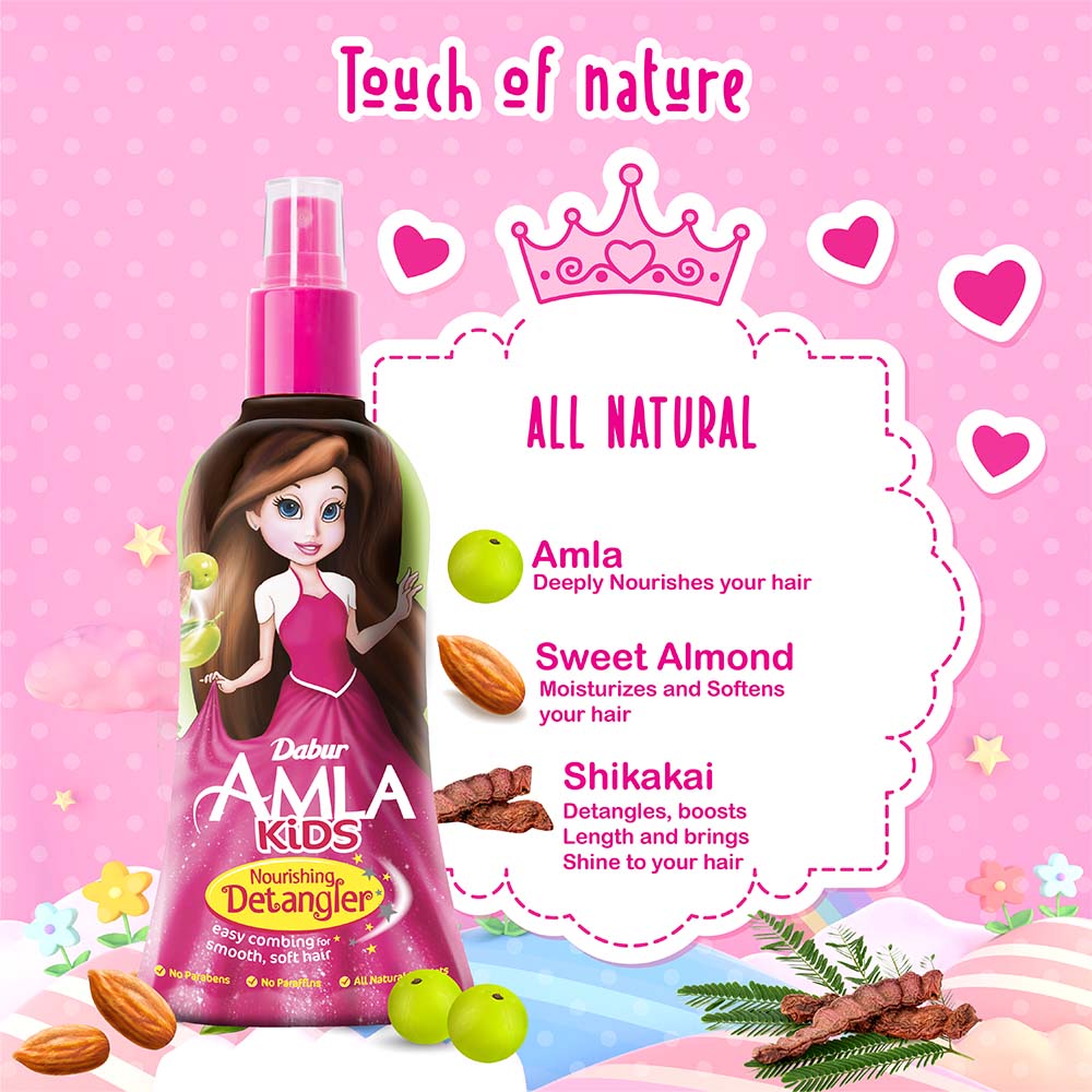 Dabur Amla kids hair detangler