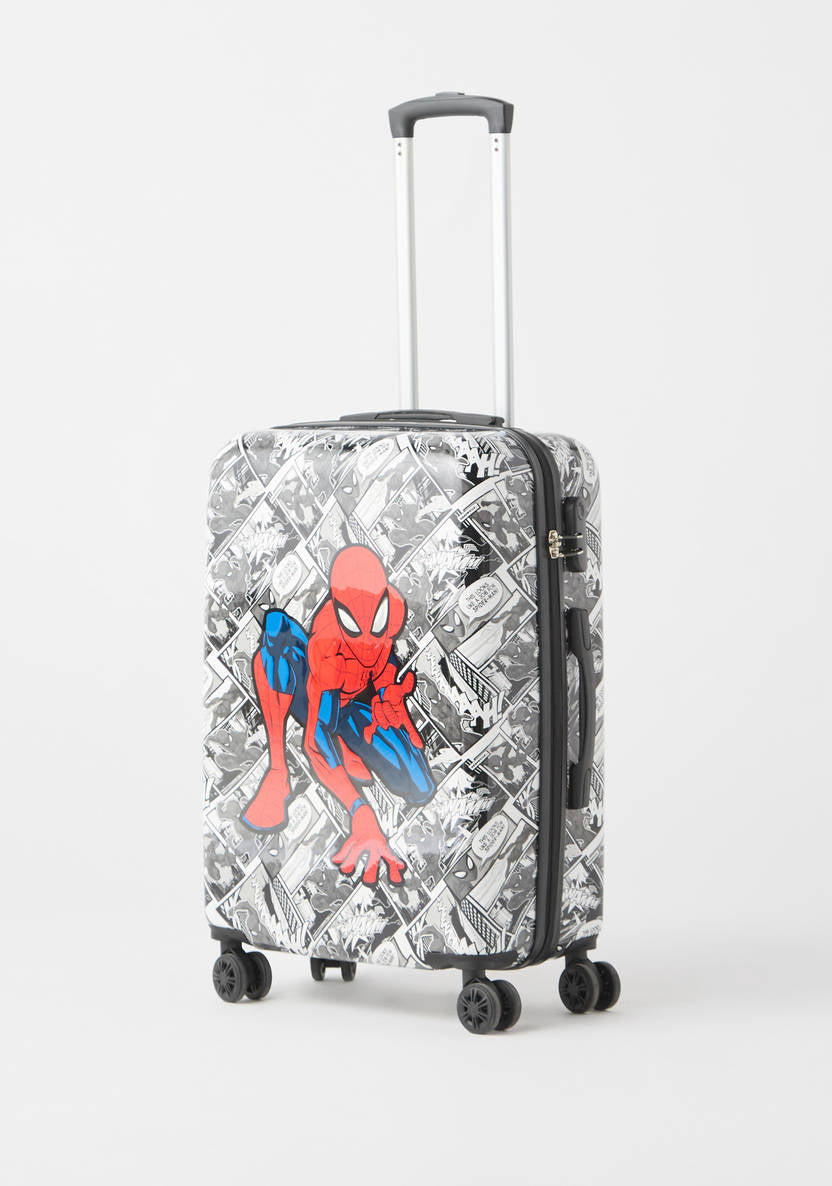 Spider-Man Print 4-Wheel Hardcase Trolley Bag