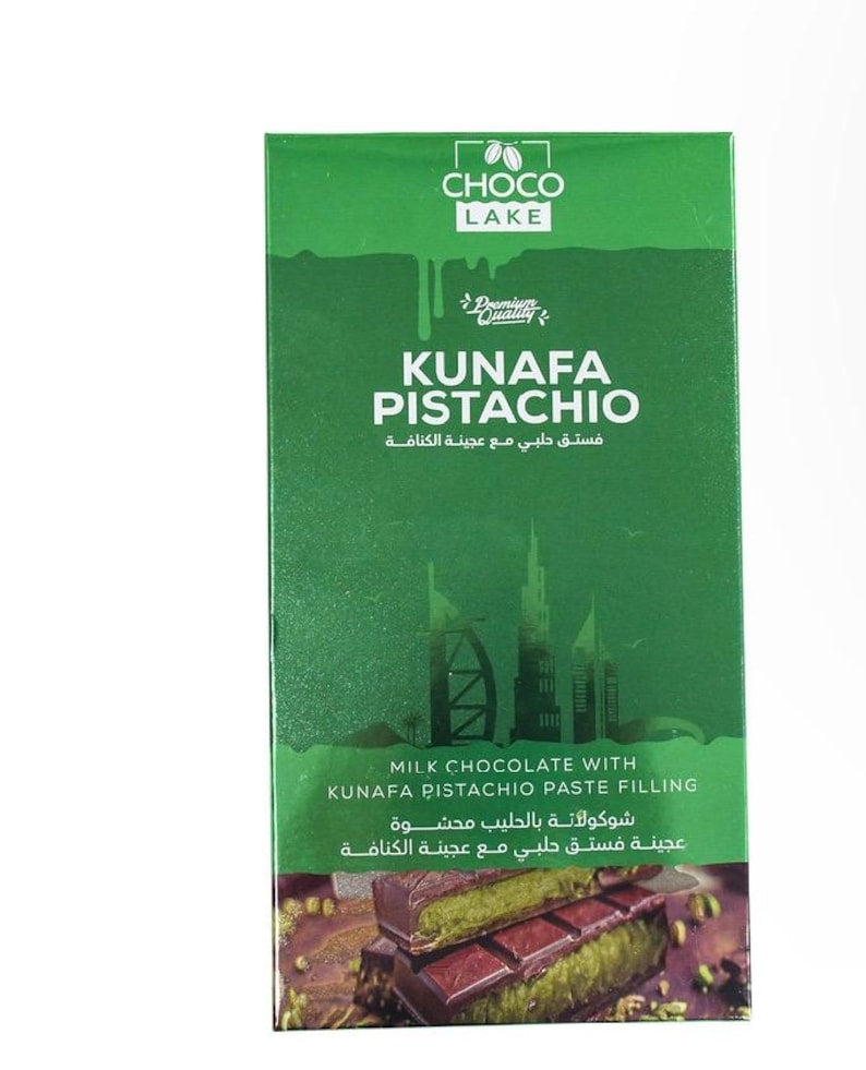 Luxurious Kunafa Pistachio Chocolate