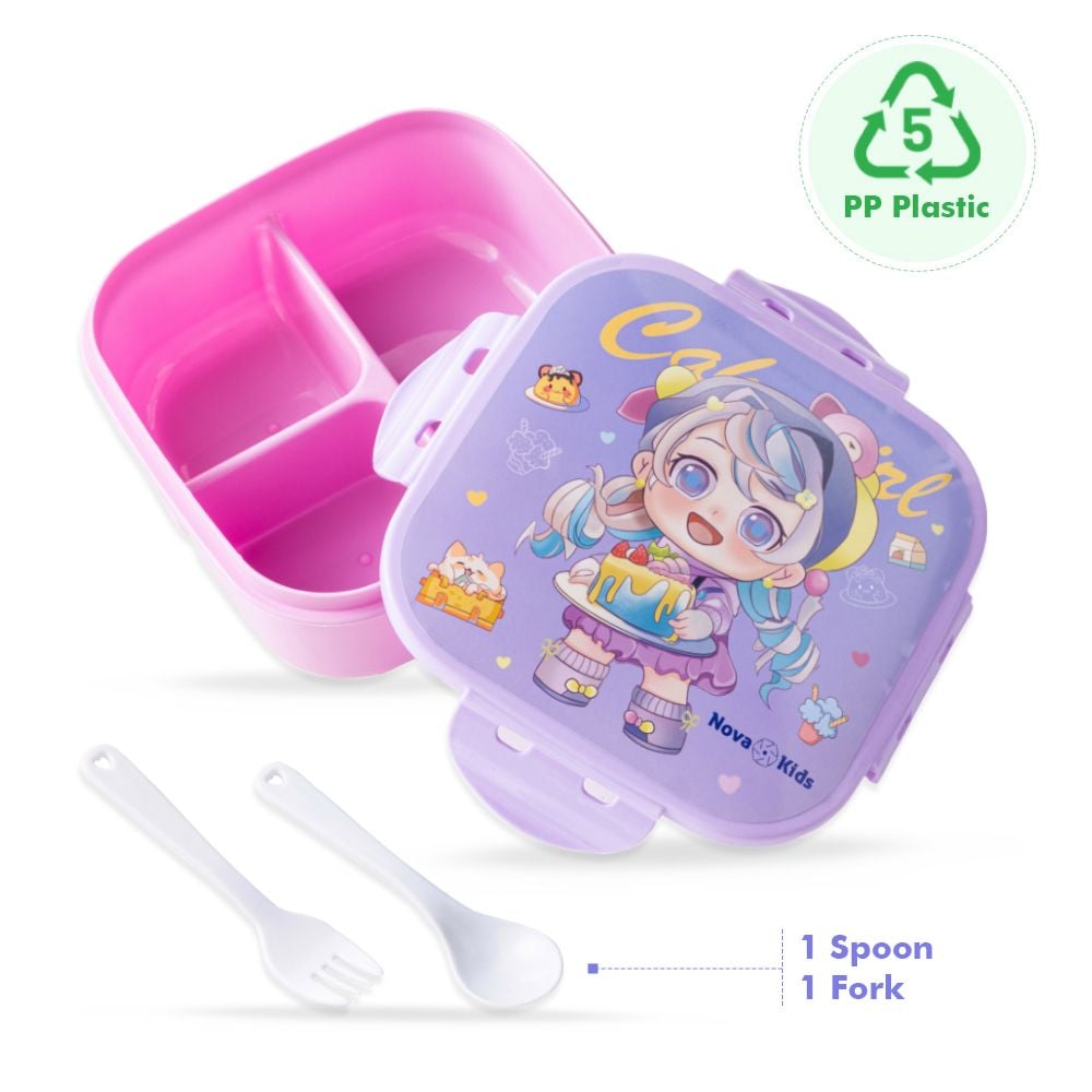 Nova Kids 16 Inch School Bag Set Of 5 - Birthday - Purple