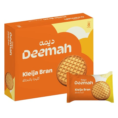 Deemah Kleija Biscuit With Bran 62g ×8 Pieces