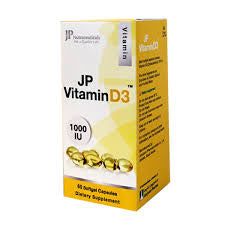 Jp Vitamin D3 1000 Iu 60 Capsules