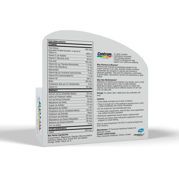 Centrum with Lutein