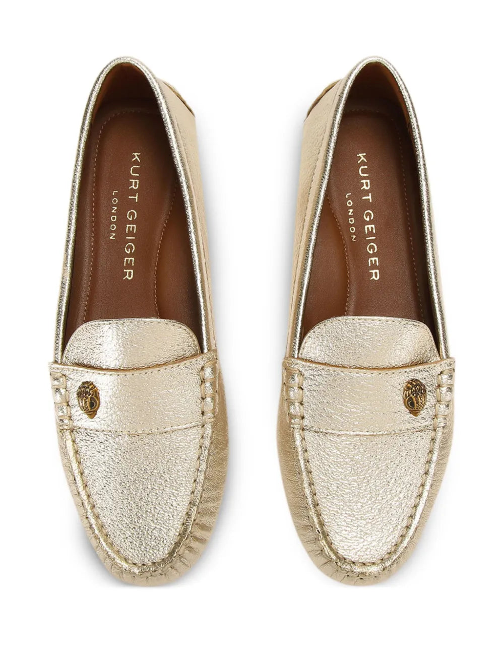 Kurt Geiger
Eagle Driver metallic loafers