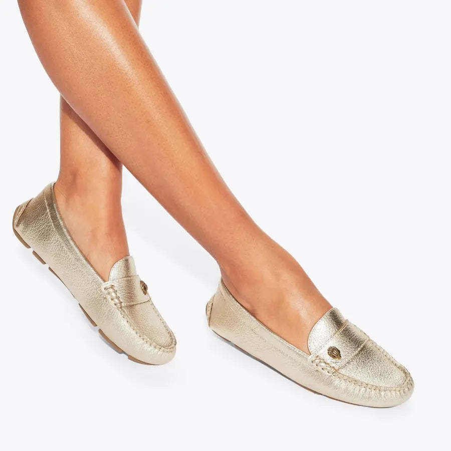 Kurt Geiger
Eagle Driver metallic loafers