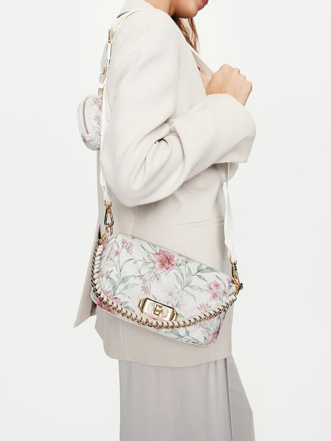 Aldo CARAVER Floral Crossbody Bag With Coin Pouch