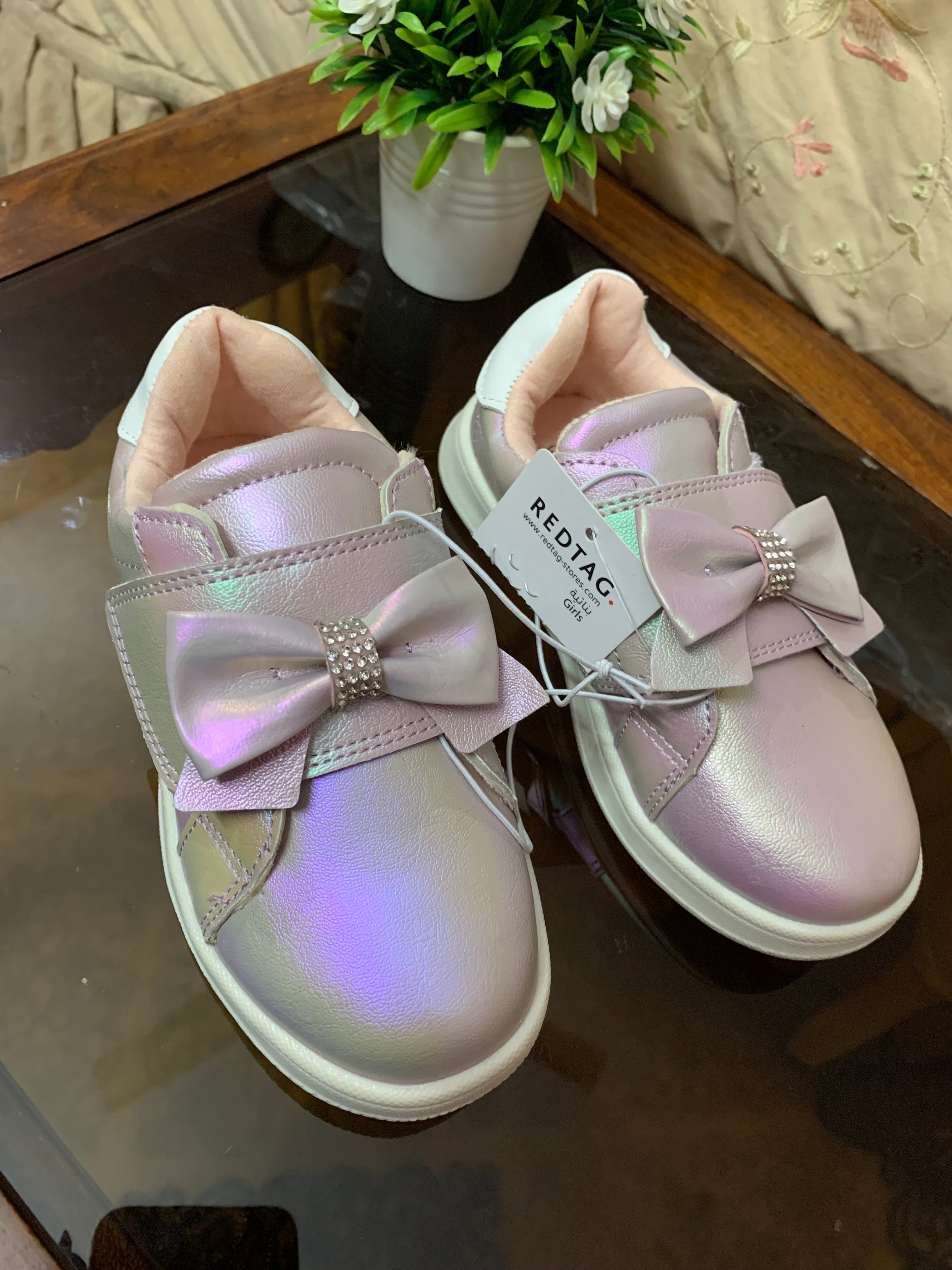 REDTAG SHINY BLUSH PINK GIRLS SHOES